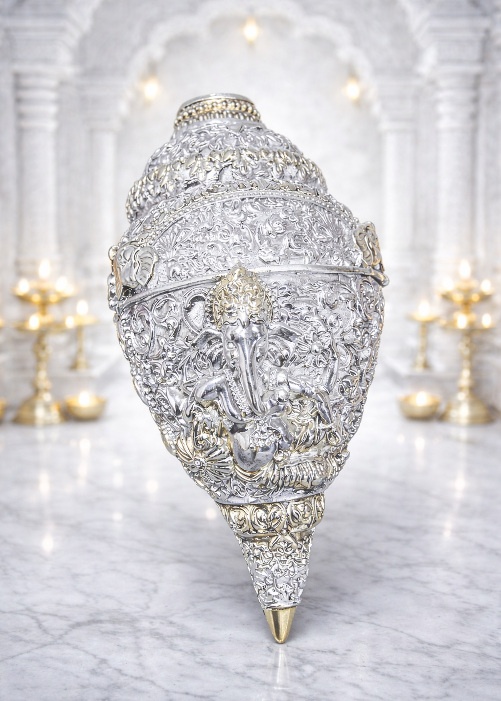 999 Silver Plated/ Ganesh Sankh