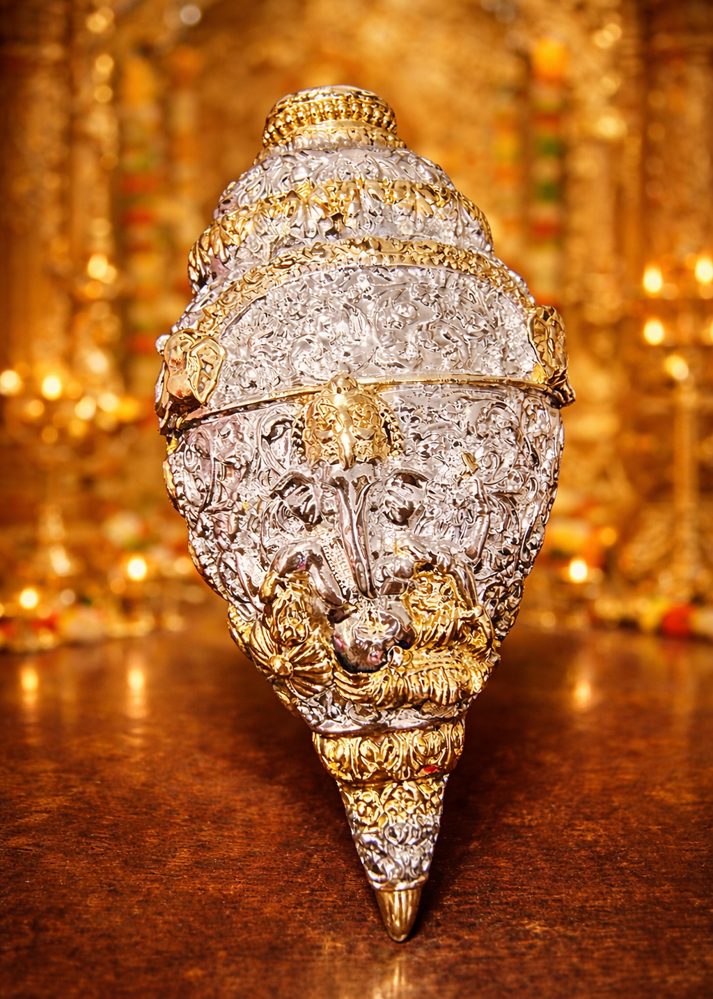 999 Gold & Silver Plated/ Ganesh Sankh