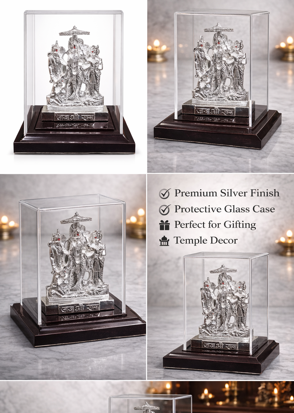 999 Silver Plated/ Ram Darbar With Protective Cover