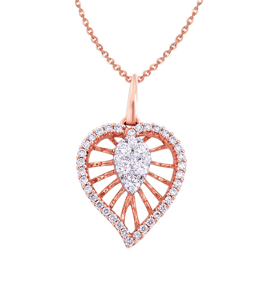 Gold And Diamond Earring