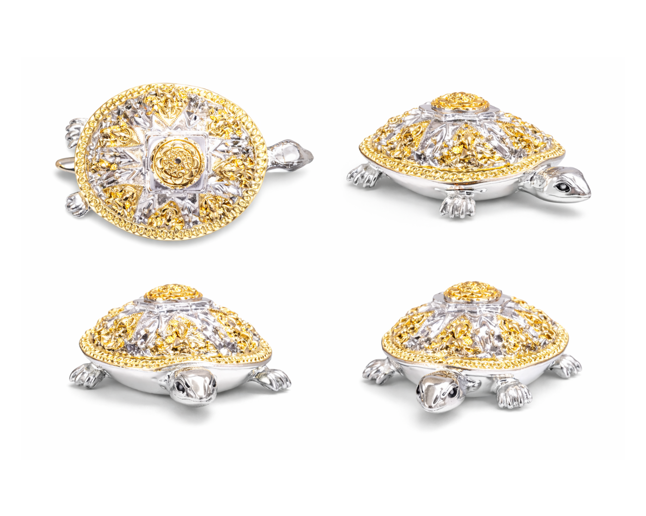 999 Silver Plated/ Ashtalakshmi Tortoise