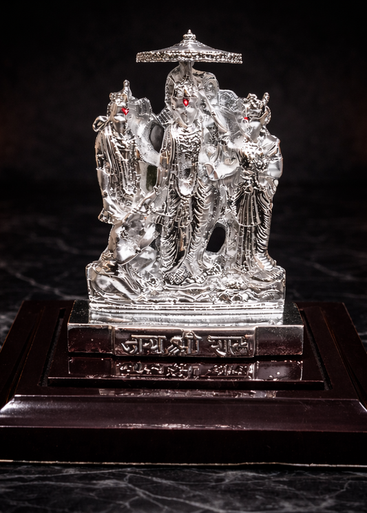 999 Silver Plated/ Ram Darbar With Protective Cover
