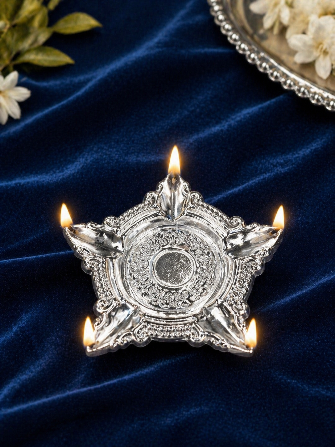 German Silver/Star Deepak
