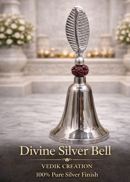 Divine Silver Bell /100% Pure silver Finish