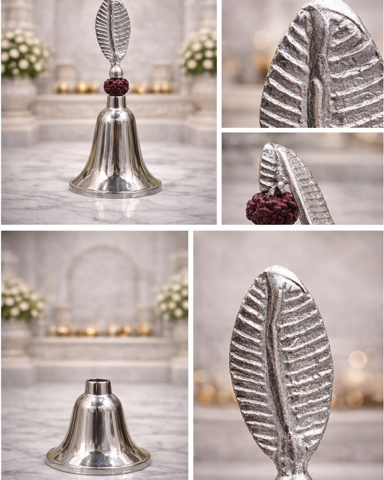 Divine Silver Bell /100% Pure silver Finish