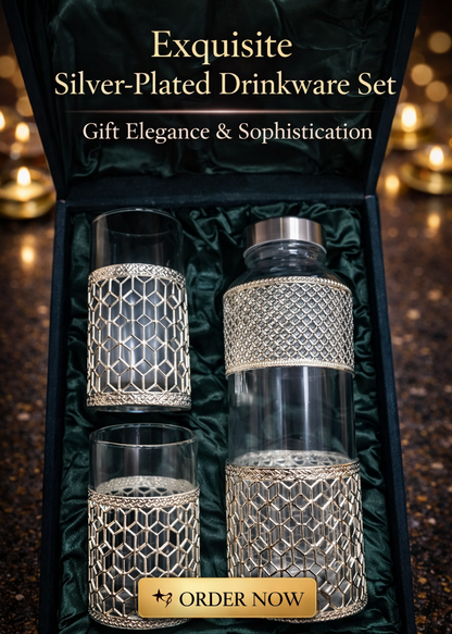999 Pure Silver Plated/ Drinkware Set
